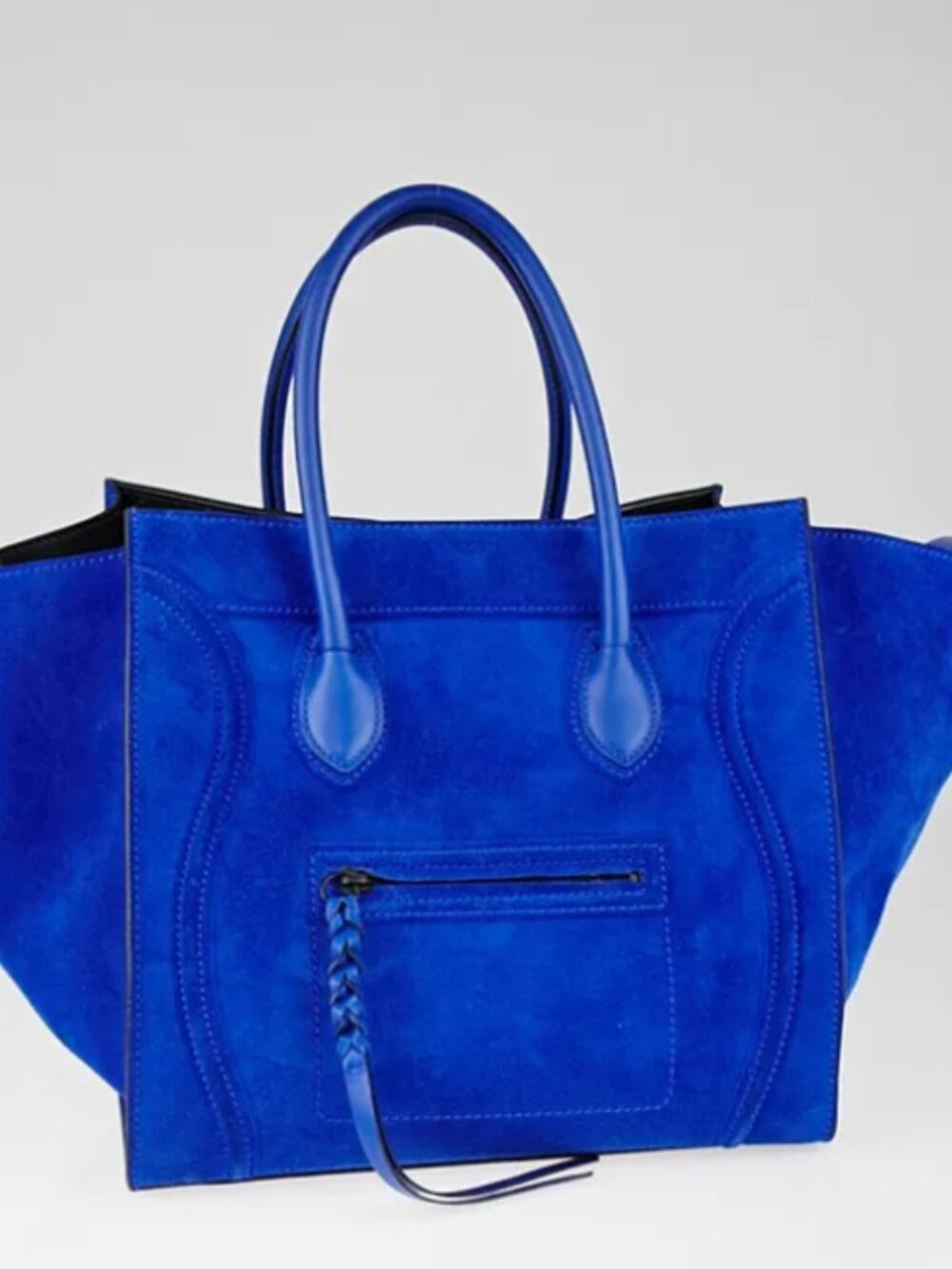 Celine Large Phantom Luggage  in Royal Blue